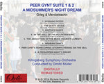 Konigsberg Symphony Orchestra - Peer Gynt Suite 1 & 2 - A Midsummer's Night Dream, Grieg & Mendelssohn (CD)