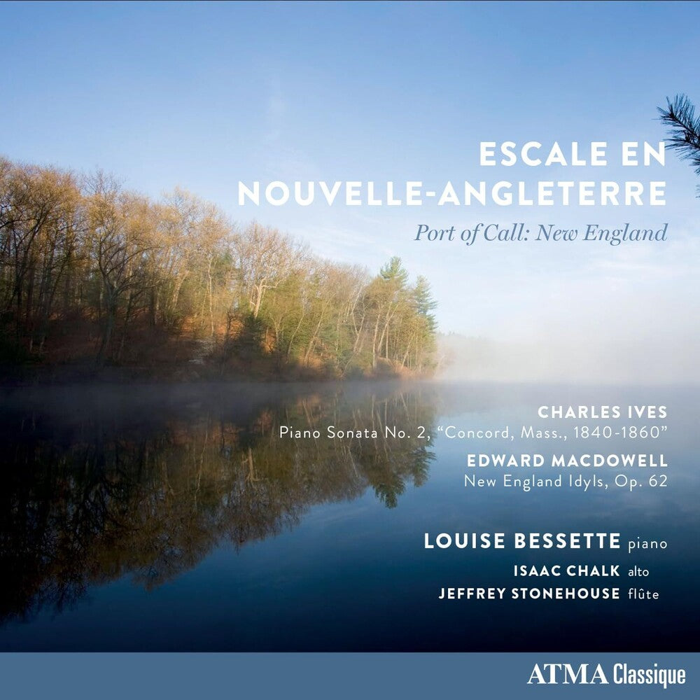 the album cover for Louise Bessette/ Chalk,Isaac / Stonehouse,Jeffrey - Escale En Nouvelle-Angleterre (Can)
