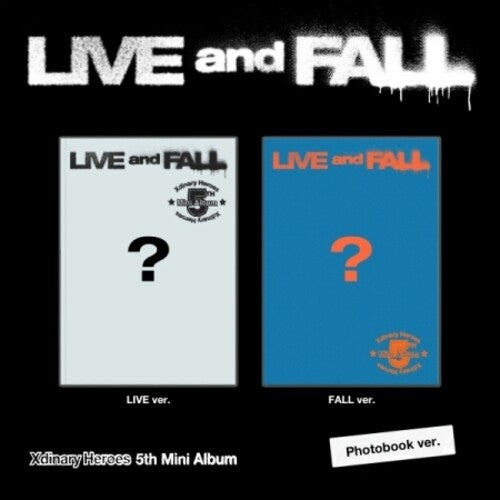 Xdinary Heroes - Live And Fall - incl. 80pg Photobook, 10pc Sticker Set, Trading Card, Letter Form XH, Photocard, Coaster + Message Photocard (CD)