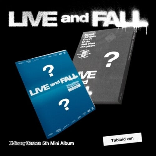 Xdinary Heroes - Live And Fall - Tabloid Version - incl. Photocard, Unit Photocard, Polaroid + 20pg Tabloid Booklet (CD)