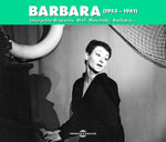 the album cover for Barbara - Interprete Brassens Brel Moustaki