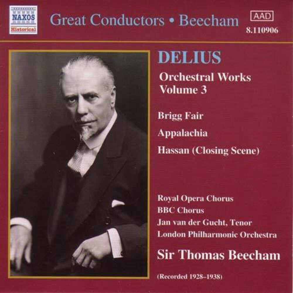 the album cover for SIR THOMAS BEECHAM - Orchestral Works, Vol.3