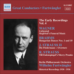 the album cover for Wilhelm Furtwängler - Early Recordings Vol. 4