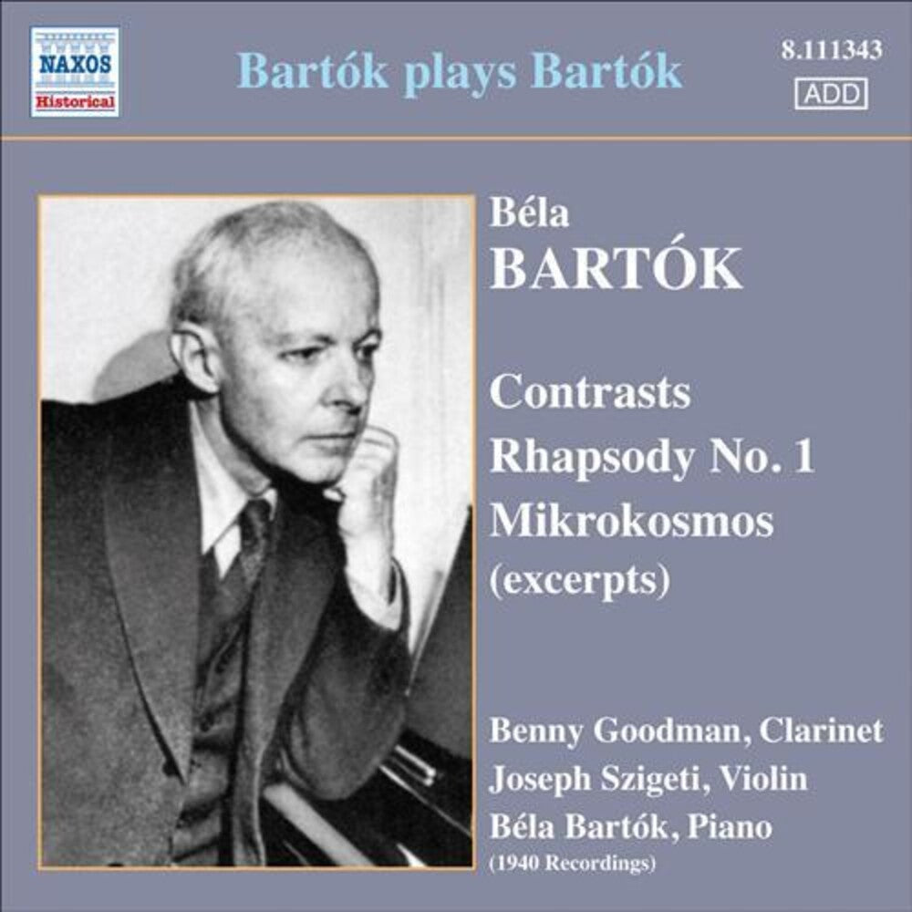 the album cover for Bartok Bartok/Szigeti/Goodman - Contrast/Mikrokosmos [Import]
