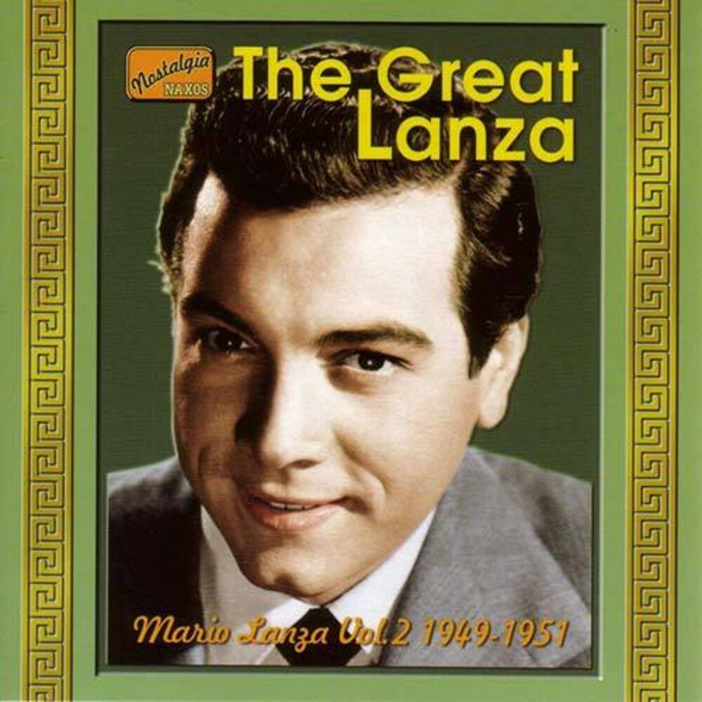 the album cover for Mario Lanza - Great Lanza [Import]