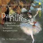 the album cover for 14 Berlin Flutes - Dancing Flutes
