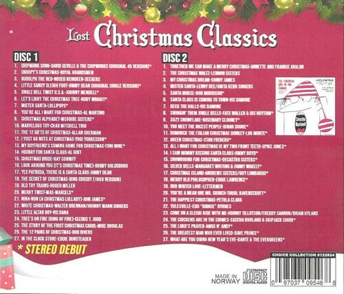 ヴァリアス・アーティスト - ロスト・クリスマス・クラシックス (CD)