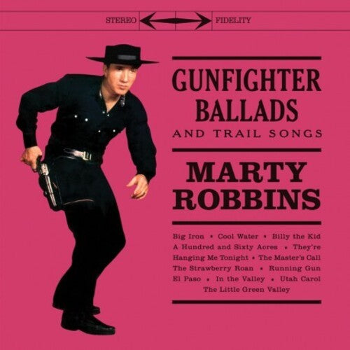 Marty Robbins - Gunfighter Ballads &amp; Trail Songs - Edición limitada de vinilo transparente de 180 gramos con pistas adicionales (vinilo)