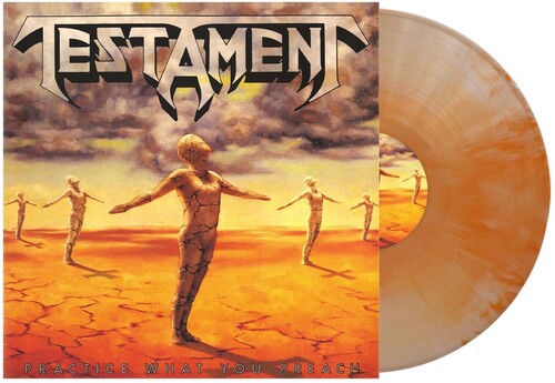 Testamento - Practica lo que predicas - Remolino de hueso naranja (Vinilo)