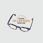 the album cover for Dr Bekken - Upright Piano: Live At Bar Moskus