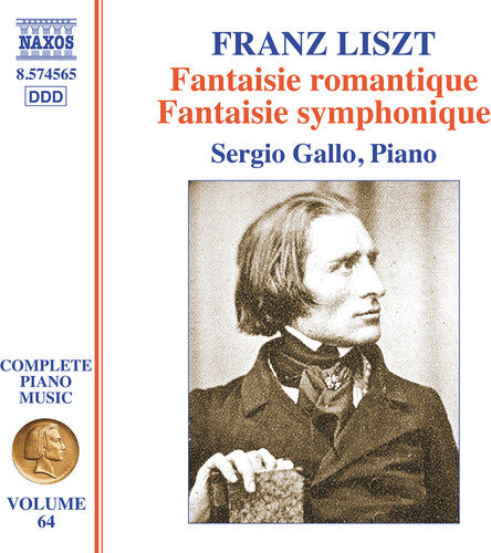 Franz Liszt - Liszt: Música completa para piano, vol. 64 - Fantasía romántica; Fantasía sinfónica (CD)
