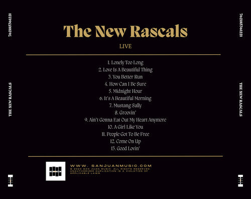 New Rascals - The New Rascals - LIVE! (CD)