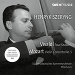 the album cover for Vivaldi / Mozart - Four Seasons / Violin Concerto [Remastered] (Ger)
