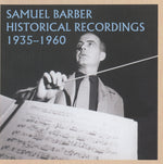 the album cover for S Barber - Historical Recordings