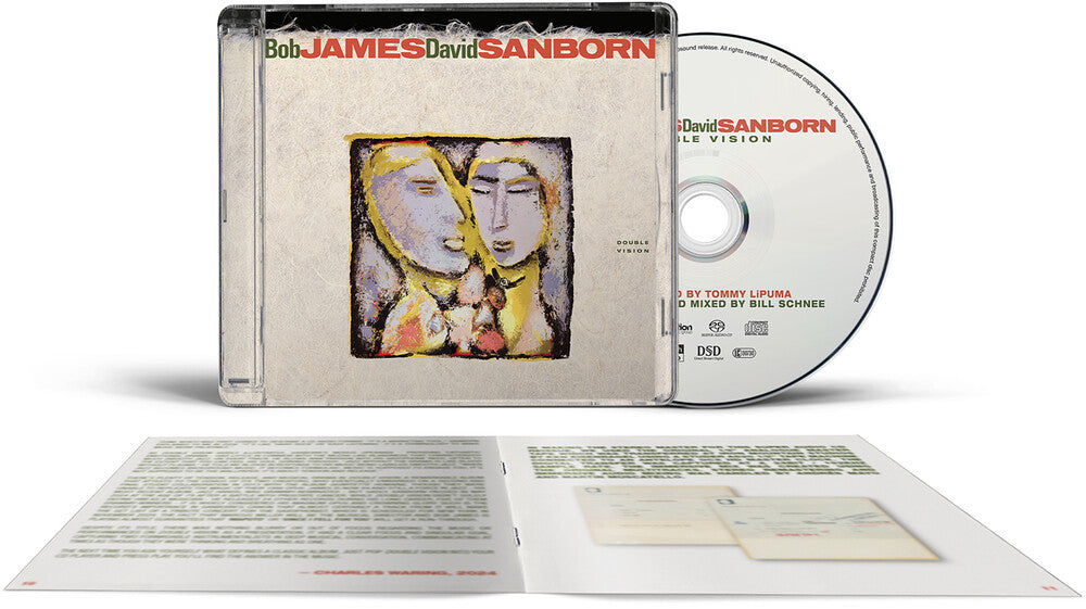 the album cover for Bob James/ Sanborn,David - Double Vision (Hybr)