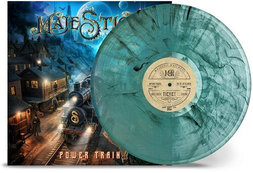 Majestica - Power Train - Trans Turquoise & Black Smoke (Vinyl)