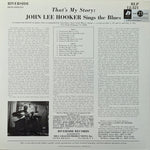 John Lee Hooker : That's My Story (John Lee Hooker Sings The Blues) (2x12", Album, Ltd, Num, RE, RM, 180)