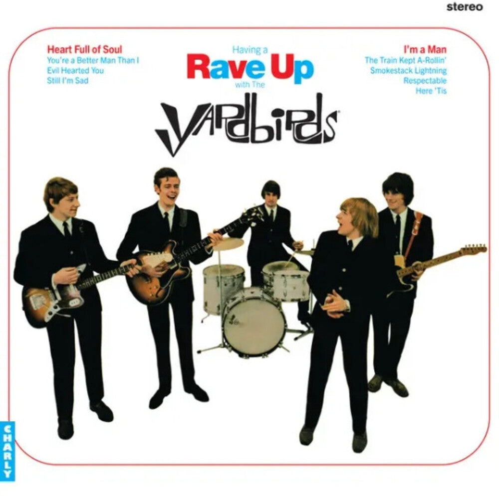 the album cover for Yardbirds - Having A Rave Up With The Yardbirds (Uk)