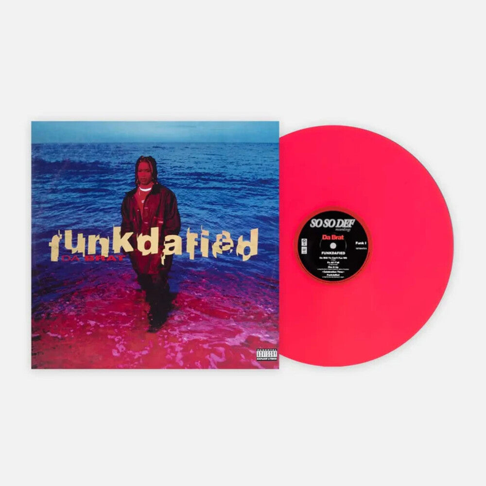 the album cover for Da Brat - Funkdafied [Colored Vinyl] (Red) (Hol)