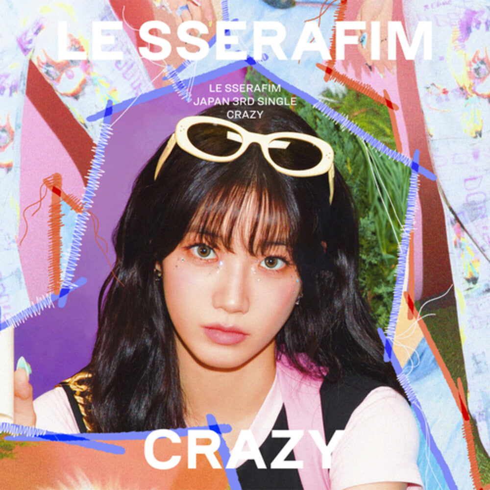 the album cover for LE SSERAFIM - Crazy - Kazuha Version (Jpn)