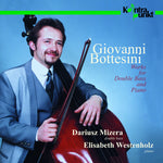 the album cover for Dariusz Mizera - Works For Double Bass & Pian