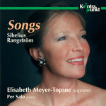 the album cover for Meyer-Elisabeth Topsoe - Songs