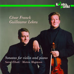 the album cover for Soren Elbaek - Sonatas For Violin & Piano