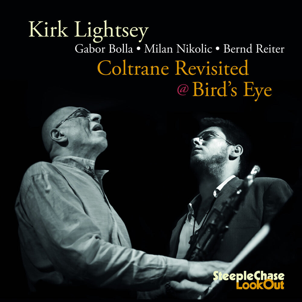 the album cover for Kirk Lightsey - Coltrane Revisited At Bird's Eye (Spa)