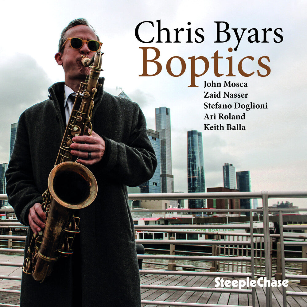 the album cover for Chris Byars - Boptics (Uk)