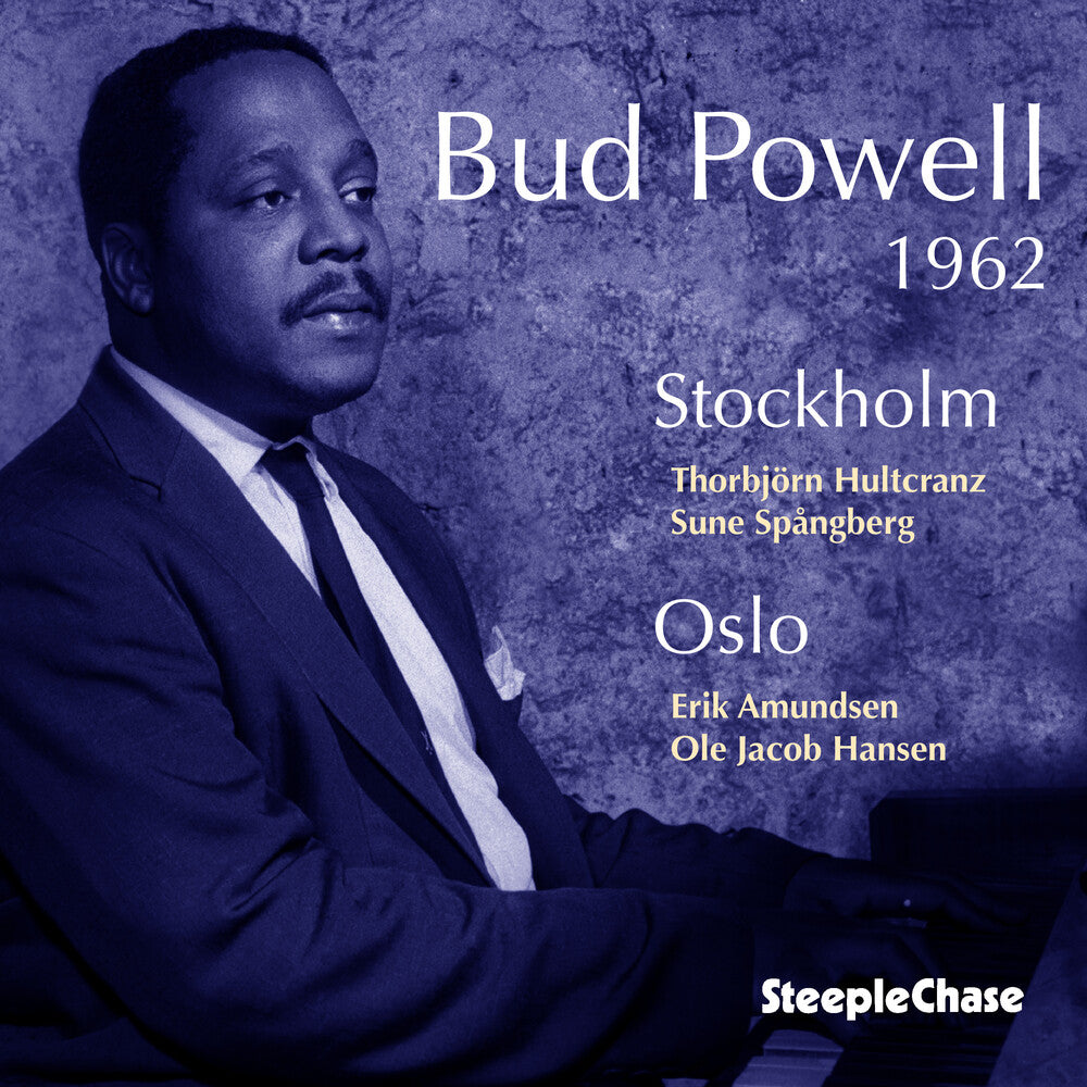 the album cover for Bud Powell - Stockholm: Oslo 1962 (Spa)