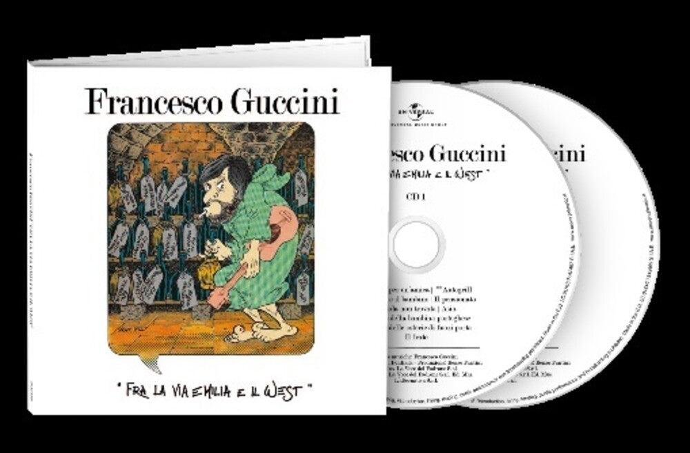 the album cover for Francesco Guccini - Fra La Via Emilia E Il West (Ita)