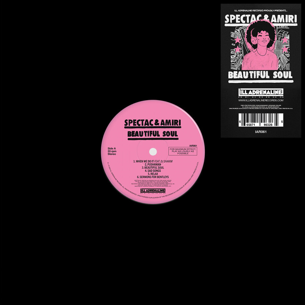 the album cover for Spectac &amp; Amiri - Beautiful Soul [LP]