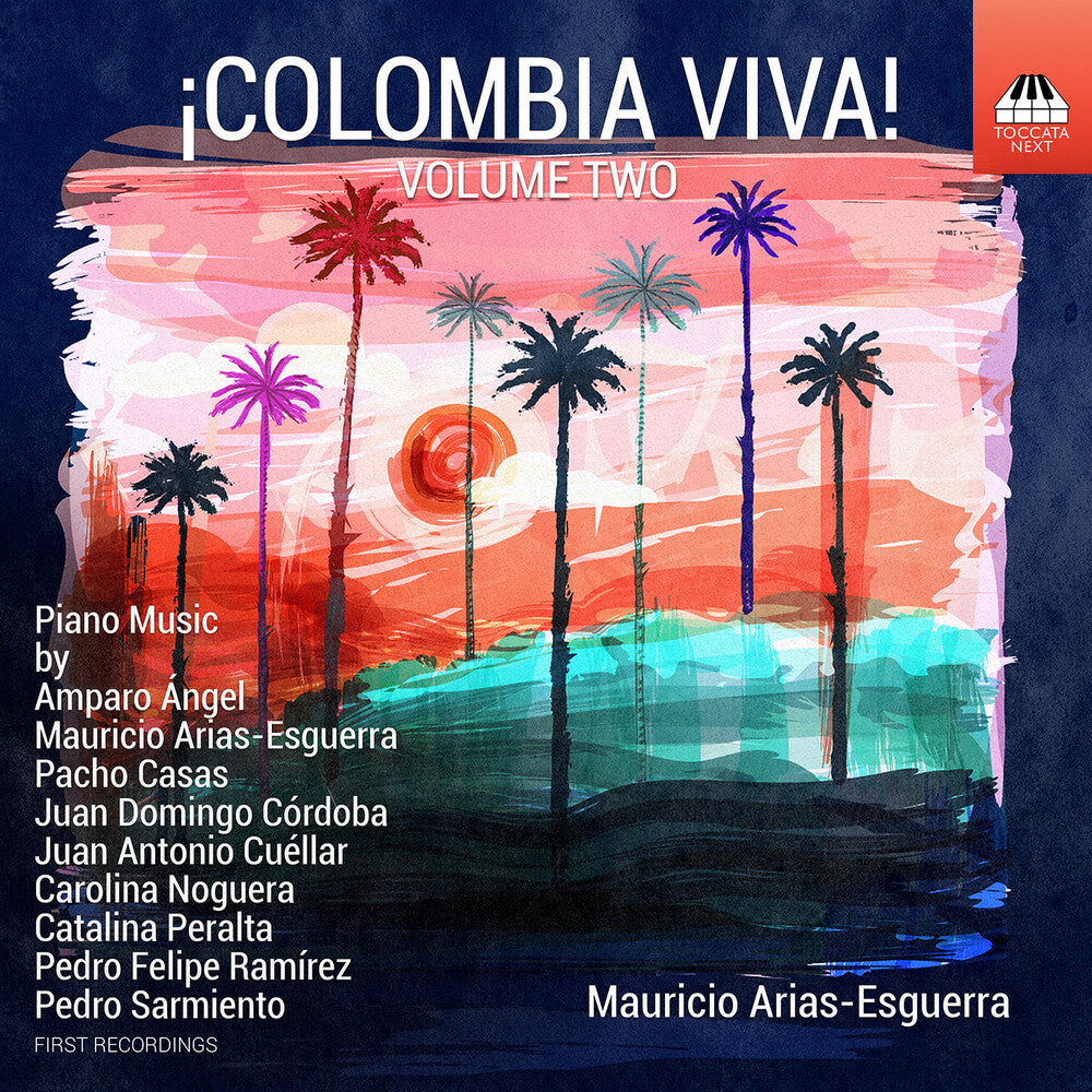 the album cover for Angel / Cordoba / Arias-Esguerra - Colombia Viva Vol. 2 - Piano Music