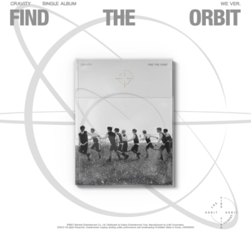 the album cover for Cravity - Find The Orbit - We Version (Phob) (Phot) (Asia)