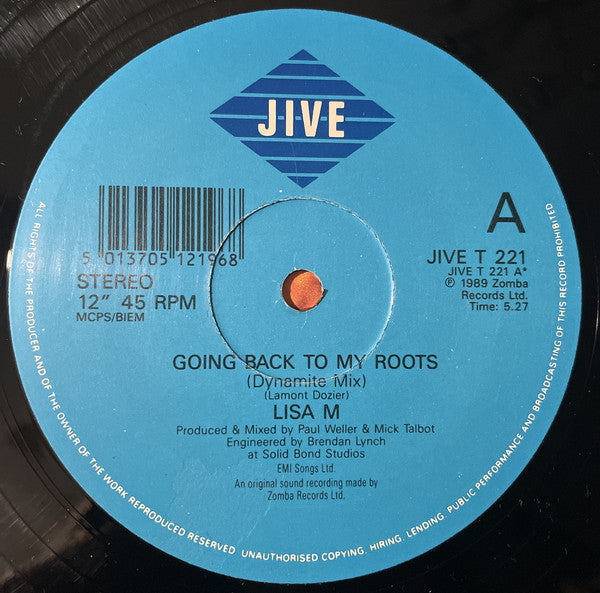 Lisa M (3) : Going Back To My Roots (12")