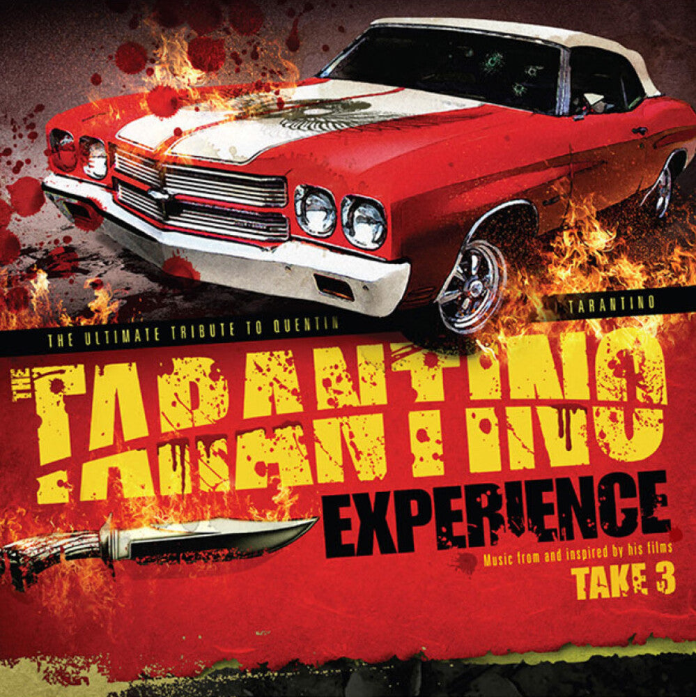 the album cover for Tarantino Experience Take 3 / Various (Colv) (Red) - Tarantino Experience Take 3 / Various [Colored Vinyl] (Red)