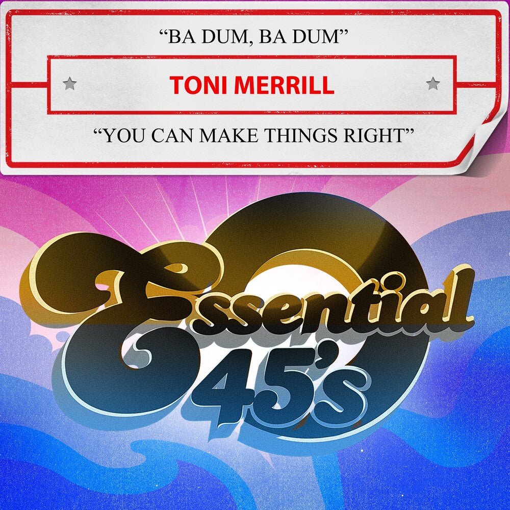 the album cover for Toni Merrill - Ba Dum, Ba Dum / You Can Make Things Right (Mod)
