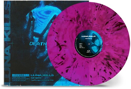 Luna Kills - Deathmatch - Trans Magenta & Black Marbled (Vinyl)