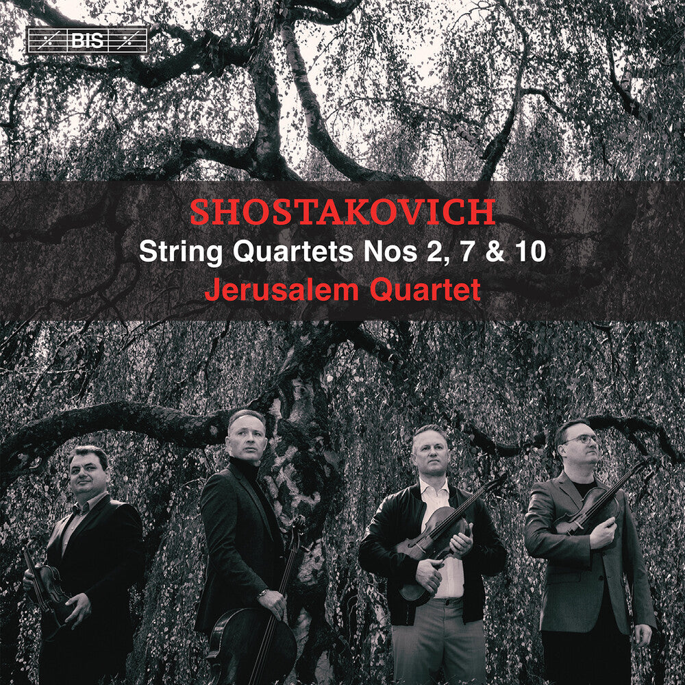the album cover for Shostakovich / Jerusalem Quartet - String Quartets Nos. 2 7 & 10 (Hybr)