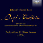 JS Bach - JS Bach: Orgelbuchlein, BWV 599-644 arreglado para piano a 4 manos por Bernhard Friedrich Richter (CD)