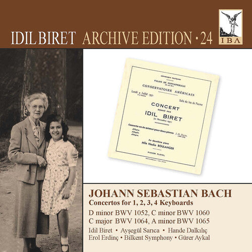 Idil Biret - J. S. Bach: Conciertos para 1, 2, 3 y 4 teclados - Edición de archivo de Idil Biret, vol. 24 (CD)