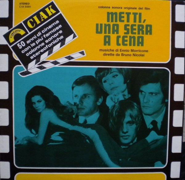 Ennio Morricone : Metti, Una Sera A Cena (Colonna Sonora Originale Del Film) (LP, Album, RE)