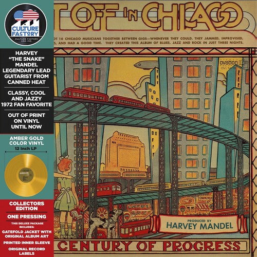 Harvey Mandel - Get Off in Chicago - Amarillo/Dorado (Vinilo)