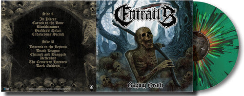 Entrails - Raging Death - Vinilo verde salpicado (Vinilo)