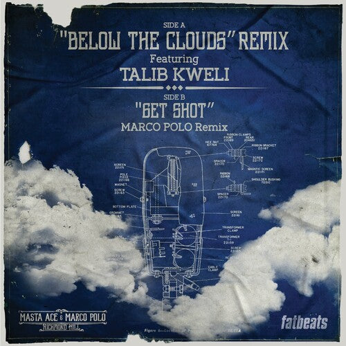 Masta Ace - Below The Clouds (remix) B/w Get Shot (remix) (Vinyl)