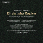 the album cover for Brahms / Lindsey / Kristinsson - Ein Deutsches Requiem (Hybr)