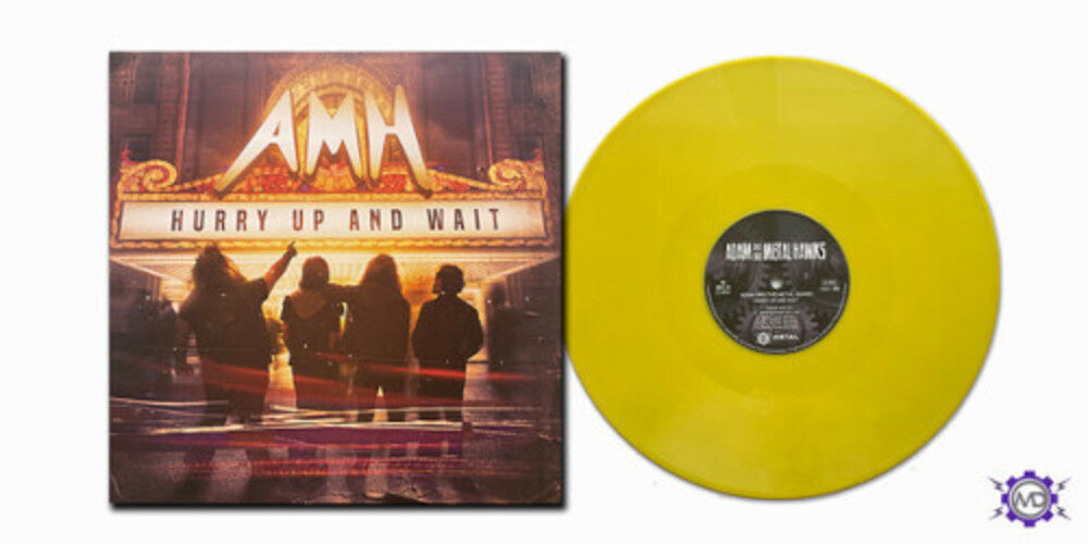 the album cover for AMH - Hurry Up & Wait - Yellow [Colored Vinyl] (Ylw)