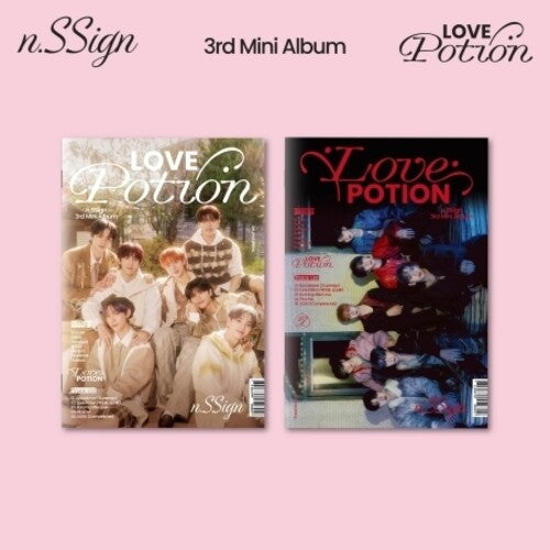 N.Ssign - Love Potion - 80ページフォトブック、Love Potionレシピカード、OOTDステッカー、ミラーフォトカード、フォトカード2枚、ユニットフォトカード、メッセージポラロイド+ポスター（CD）付き
