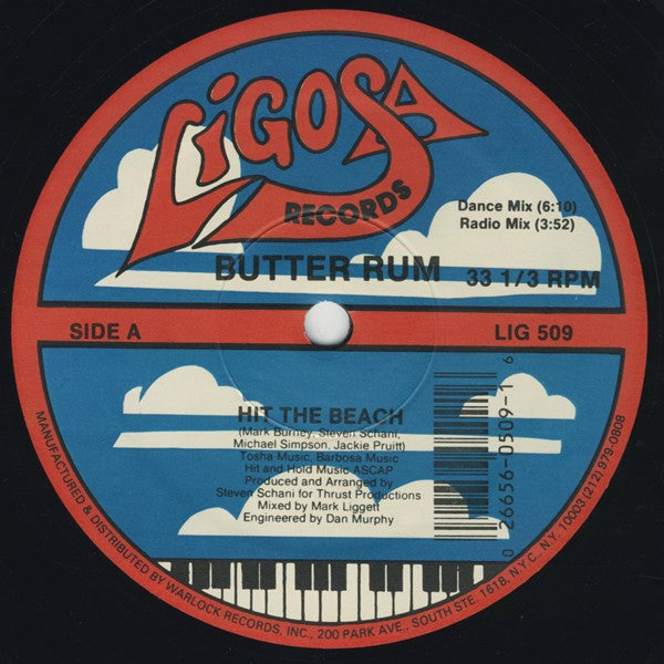 Butter Rum : Hit The Beach (12")