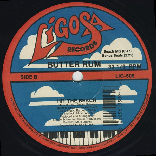 Butter Rum : Hit The Beach (12")